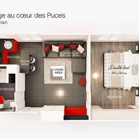 Marche Aux Puces De Saint-Ouen Apartment ภายนอก รูปภาพ