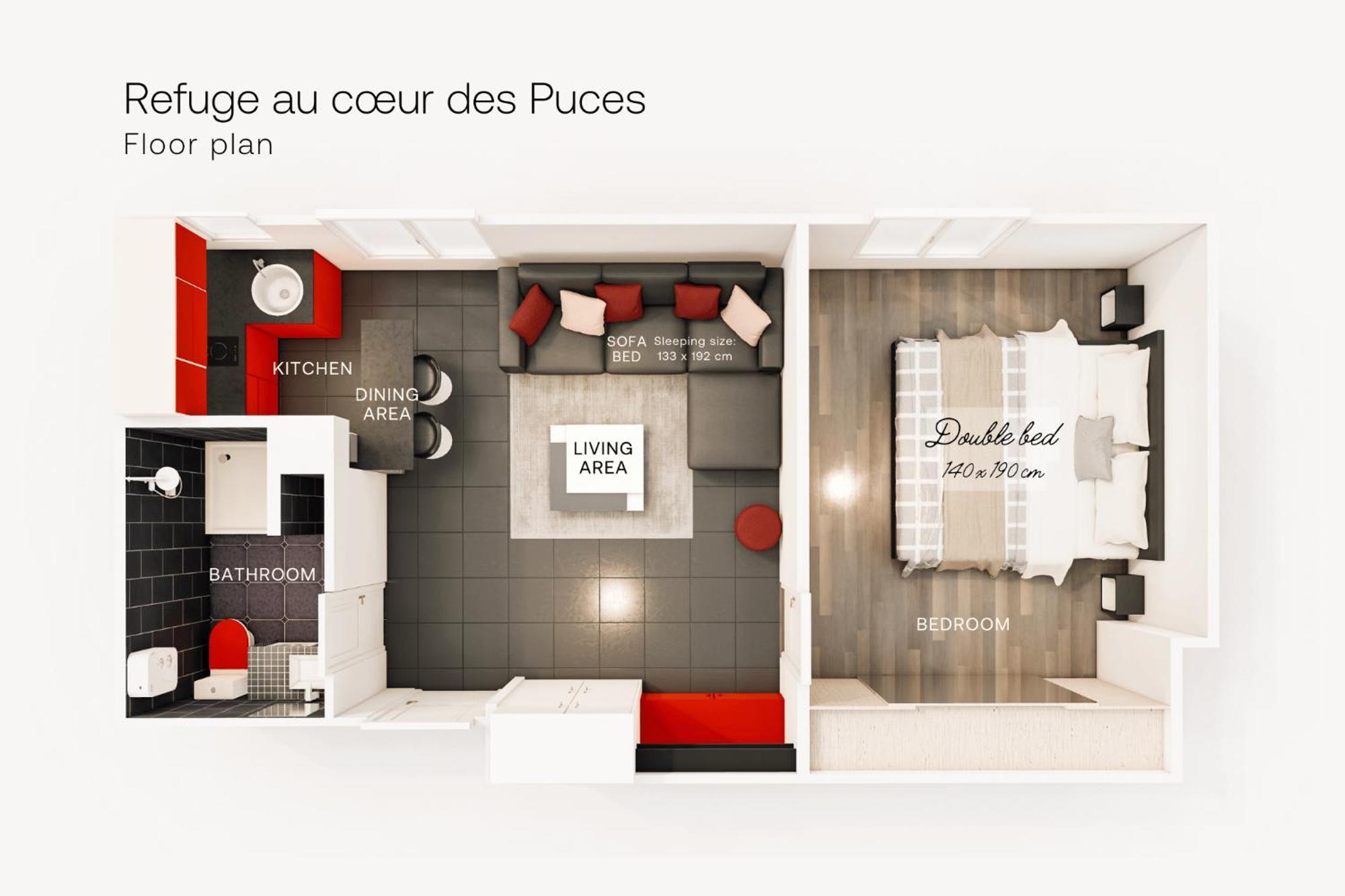 Marche Aux Puces De Saint-Ouen Apartment ภายนอก รูปภาพ